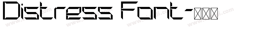 Distress Font字体转换